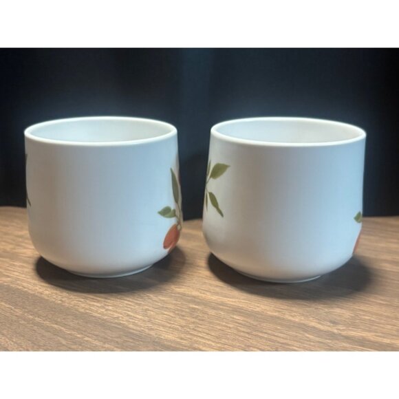 Noritake Progression China Berries N Such Coffee Flat Cups Set Of 2 - Picture 6 of 8